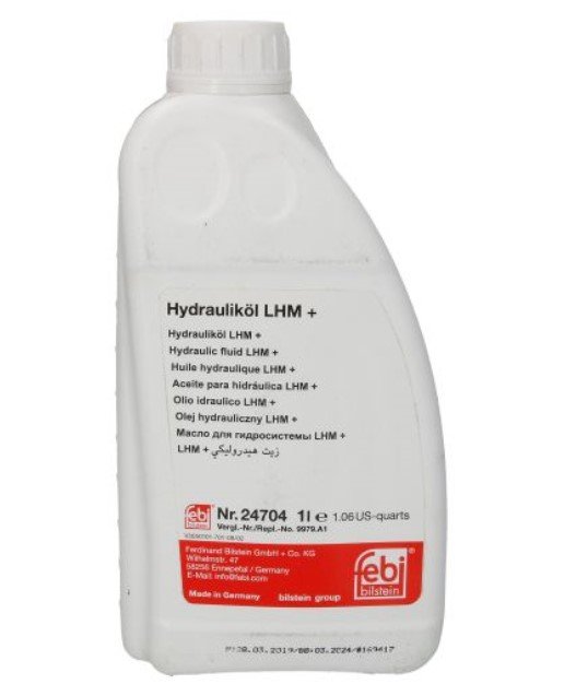 Hydrauliikkaöljyt Hydrauliikkaöljy LHM LHM (1L) ; CITROEN B71 2710; PEUGEOT B71 2710  art. 24704