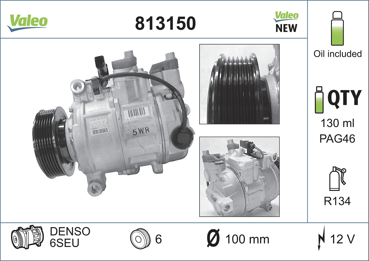 Kompressori, ilmastointilaite  art. 813150