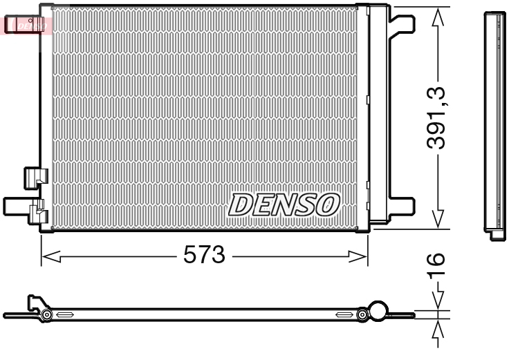 Lauhdutin, ilmastointilaite  art. DCN32066
