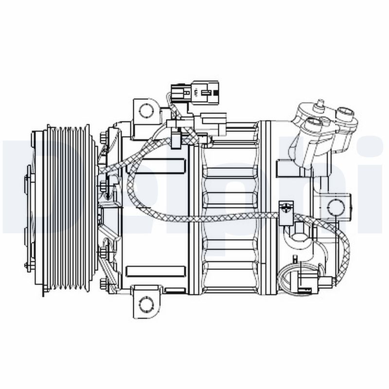 Kompressori, ilmastointilaite  (Takana)  art. CS20477