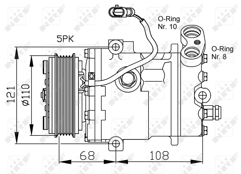 Kompressori, ilmastointilaite  art. 32197