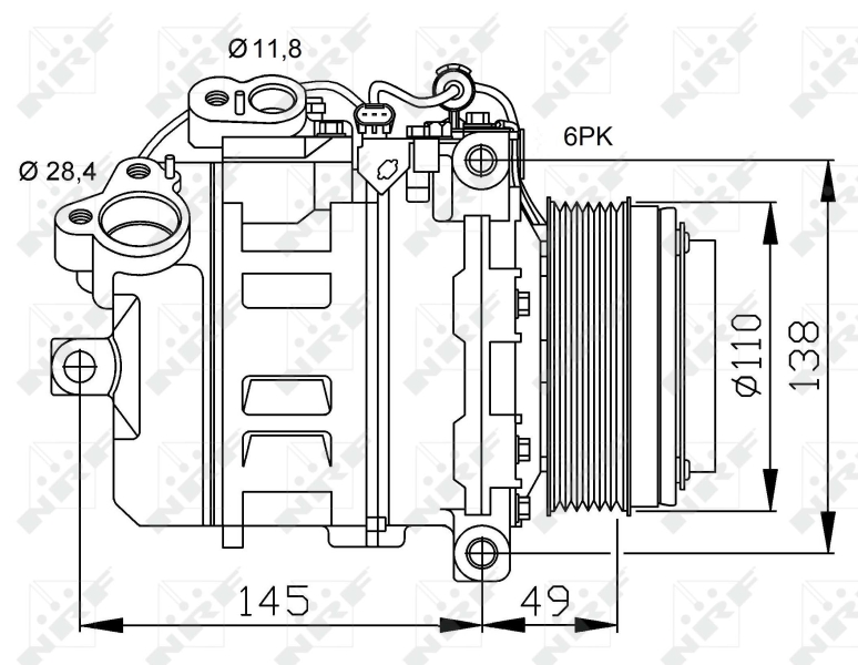 Kompressori, ilmastointilaite  art. 32533