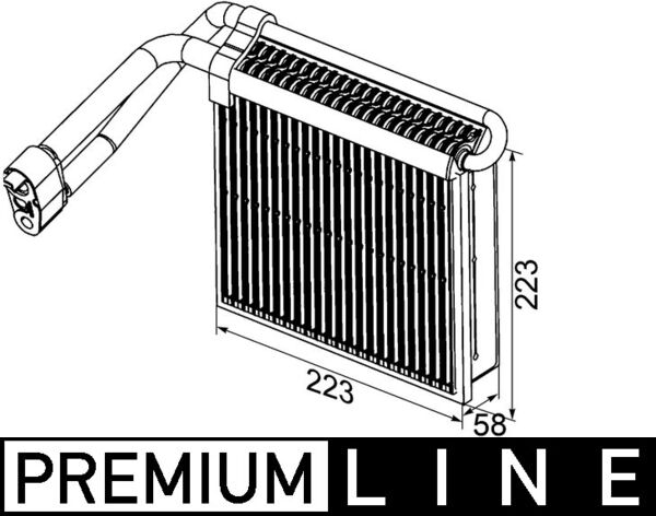 Höyrystin, ilmastointilaite (223)  art. AE98000P