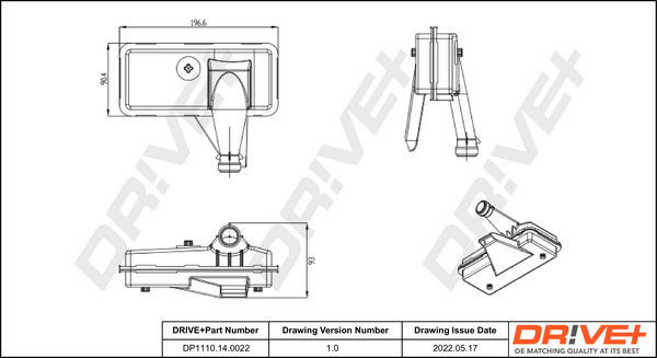Hydrauliikkasuodatin, automaattivaihteisto (Tiivisteillä)  art. DP1110140022